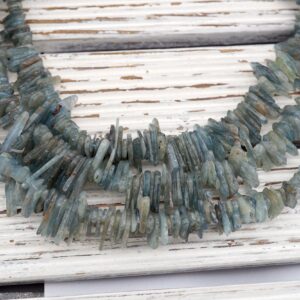 Blue Kyanite Chips beads AB GRADE(ETB01747) Unique jewelry/Vintage jewelry/Gemstone necklace