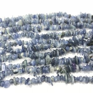 Natural Blue Kyanite 5-8mm Chips Genuine Loose Nugget Beads 34 inch Jewelry Supply Bracelet Necklace Material Support Wholesale