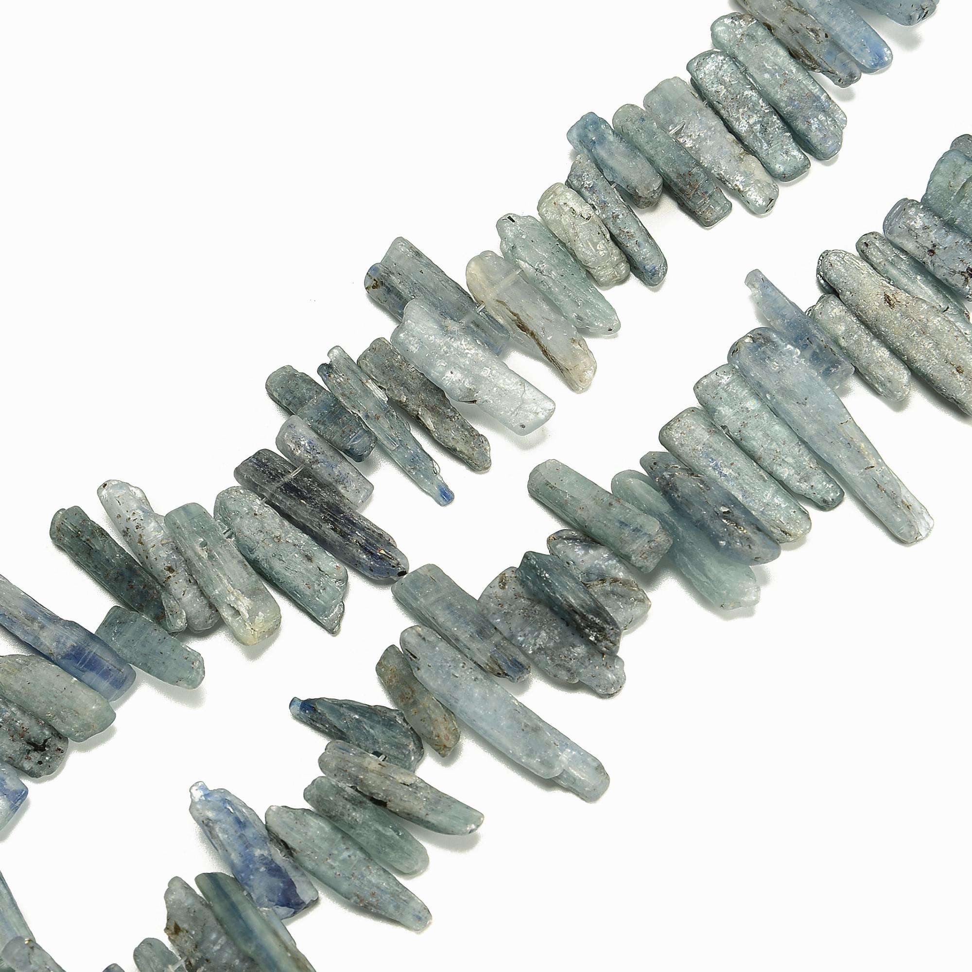 Natural Green Kyanite Rough Stick Point Beads Size 6-8mm X 16-35mm 15.5" Strand