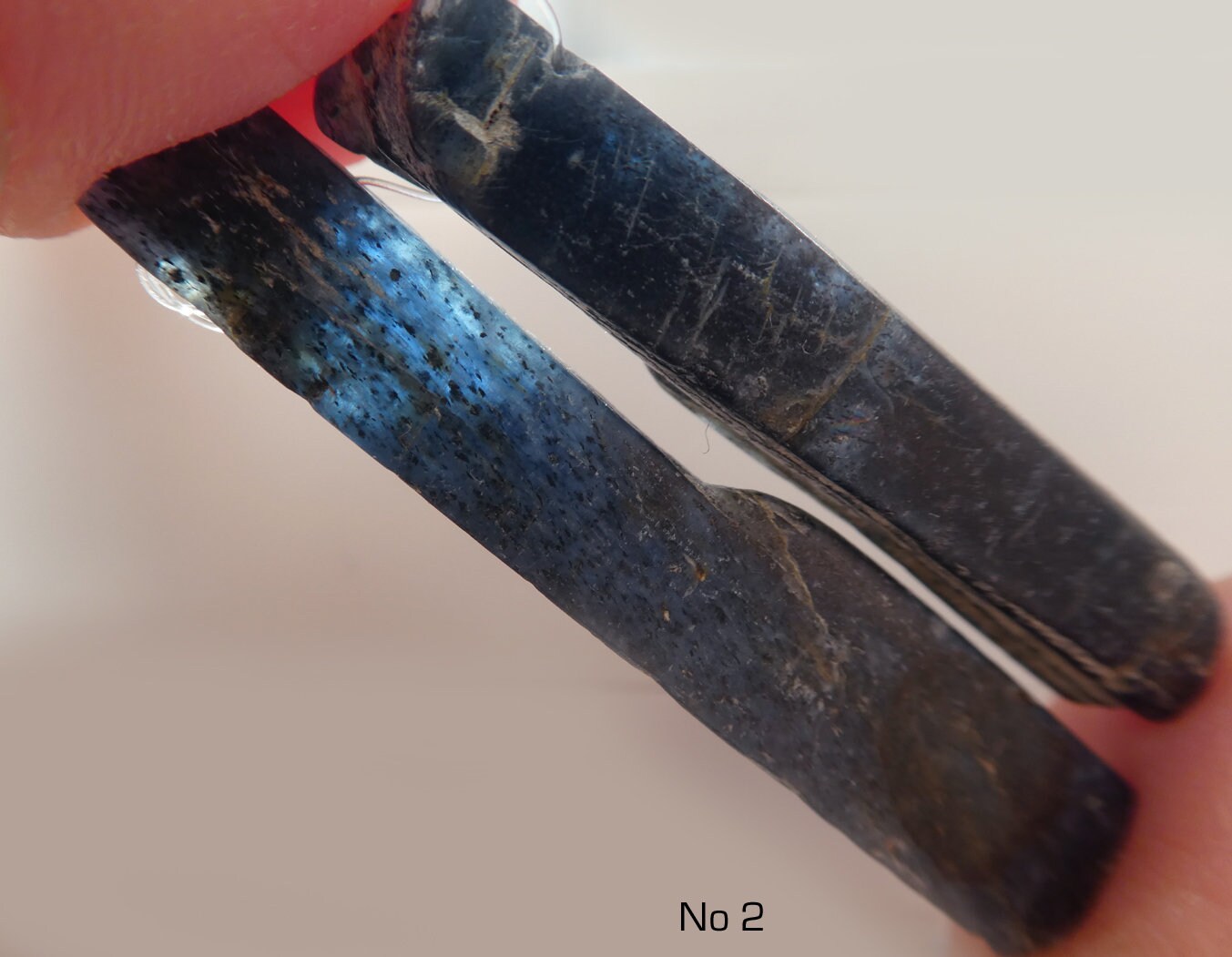 Raw Blue Kyanite Bar 43-50mm Set Beads-2 Pcs Natural Pendant Sticks-jewelry Making-craft Gemstone Beads