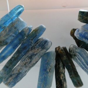 Raw Blue Kyanite Sticks 16-36mm Beads-12 Pcs Gemstone Points -jewelry Making- Crafts Beads