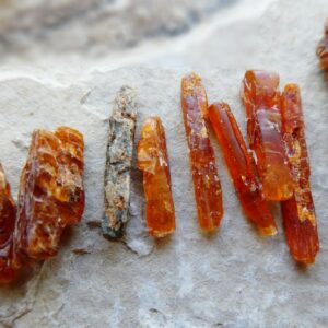 Raw Orange Kyanite Sticks 6-36mm Undrilled -6g Natural Crystals-wire Wrapping Jewelry Making -craft Beads