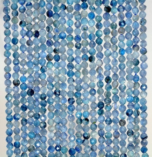 3mm Genuine Kyanite Gemstone Grade Aaa Micro Faceted Round Loose Beads 15.5 Inch Full Strand (80007508-488) 3mm Genuine Kyanite Gemstone Grade Aaa Micro Faceted Round Loose Beads 15.5 Inch Full Strand (80007508-488)