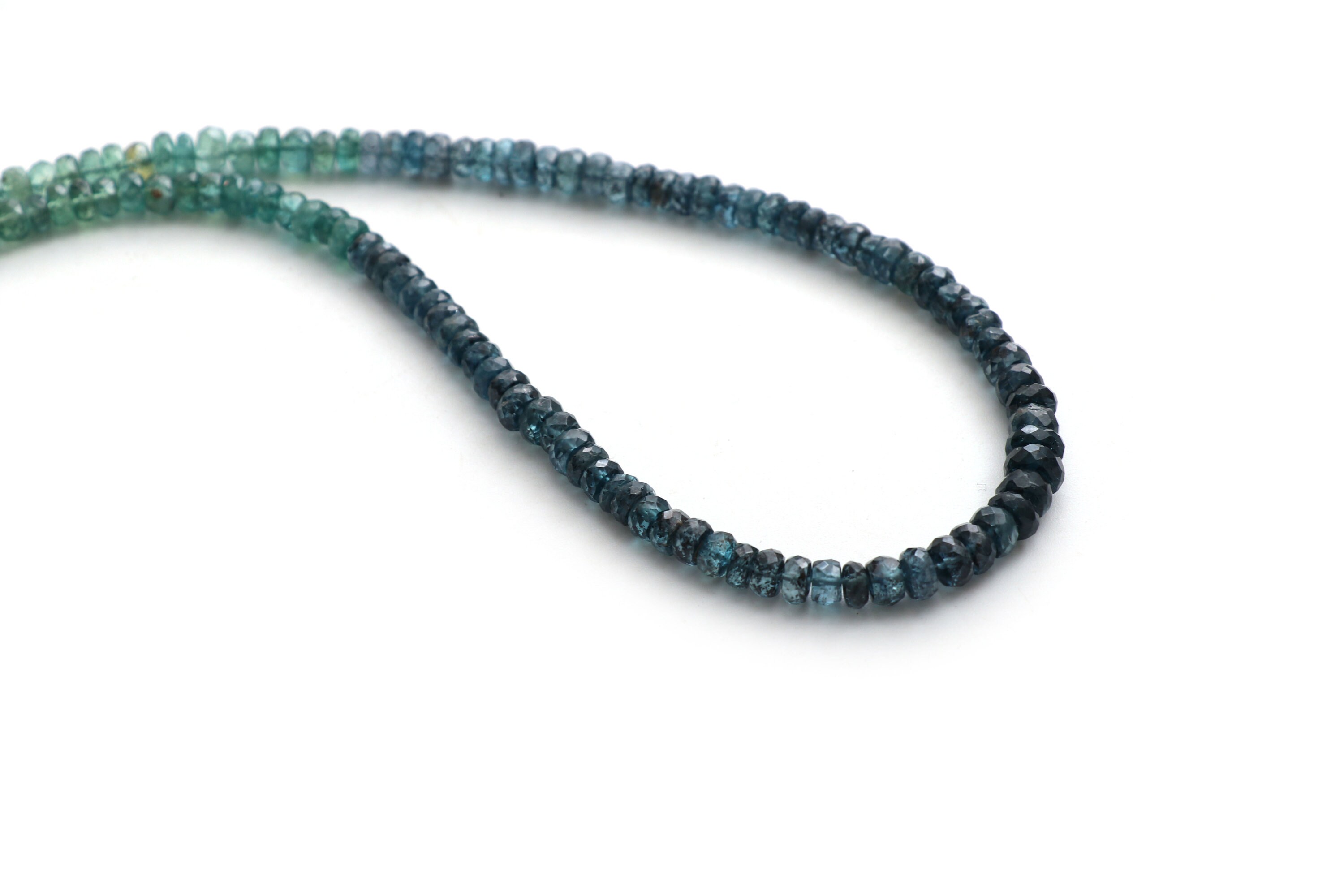 Multi Kyanite Faceted Rondelle Beads, 5 Mm To 6.5 Mm, Faceted Kyanite Beads, Faceted Rondelle Kyanite, 18 Inches Strand, Price Per Strand