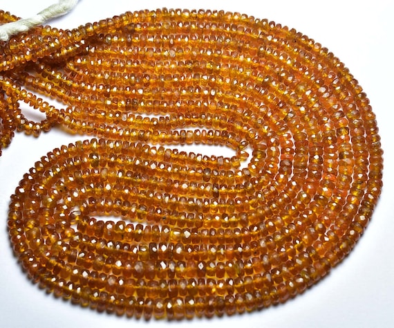 Super Quality Rare Orange Kyanite Beads - Most Beautiful Natural Faceted Orange Kyanite Rondelle - Size Is 3.5- 5 Mm #2152 Super Quality Rare Orange Kyanite Beads - Most Beautiful Natural Faceted Orange Kyanite Rondelle - Size Is 3.5- 5 Mm #2152