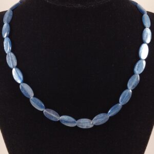 Kyanite And Sterling Silver Necklace Handmade By Chris Hay