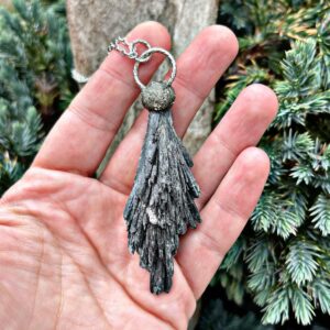 Black Kyanite Necklace