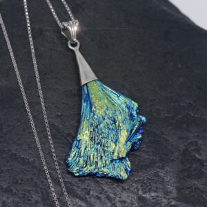 Over the Rainbow - Titanium Kyanite Sterling Silver Necklace