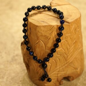Kyanite Pocket Mala • Hand Mala • 27+1 Bead Mala • 6mm • Kyanite Worry Beads •  Mini Mala • Kyanite Quarter Mala • 3758