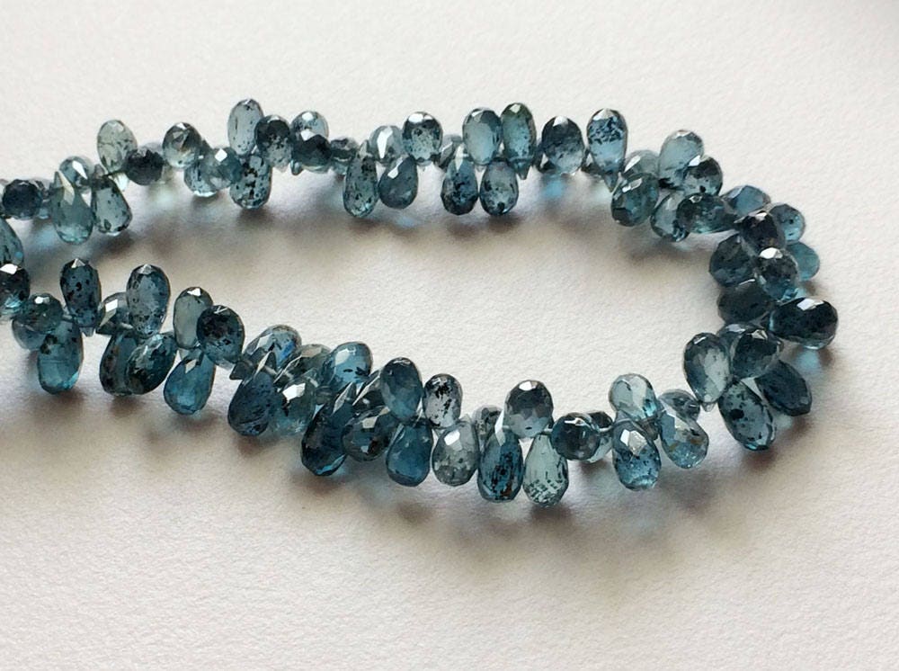 3.5x6-4x8mm Rare Green Kyanite Faceted Tear Drop Beads, Natural Green Kyanite Drops, Kyanite Drop Necklace (2in To 8in Options) - A2j2 3.5x6-4x8mm Rare Green Kyanite Faceted Tear Drop Beads, Natural Green Kyanite Drops, Kyanite Drop Necklace (2in To 8in Options) - A2j2