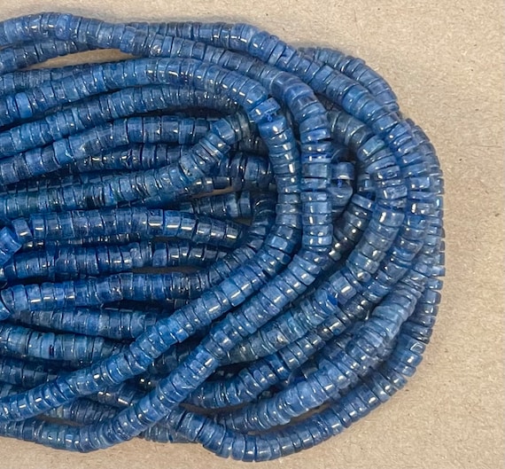 Kyanite 5x(2-3)mm Heshi Natural Gemstone Bead~ -15.5 Inch Strand-