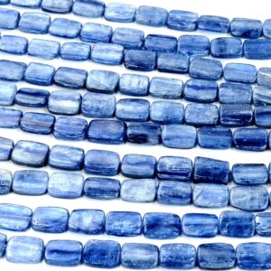 Natural Blue Kyanite Gemstone Grade Aaa Rectangle 8x6mm 9x7mm 10x8mm 12x10mm Loose Beads (p85)