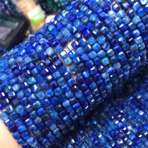 Natural Kyanite Square Beads,square Kyanite Beads,15 Inches One Starand