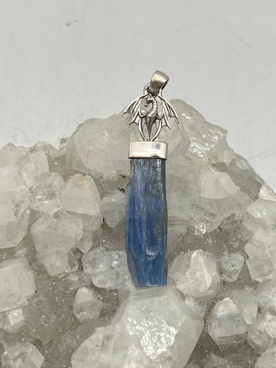 Amazing Kyanite Dragon Pendant