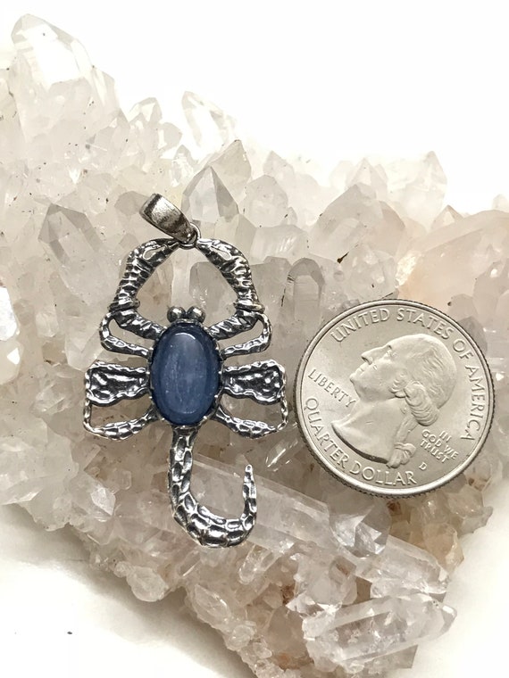 Amazing Kyanite Scorpion Pendant