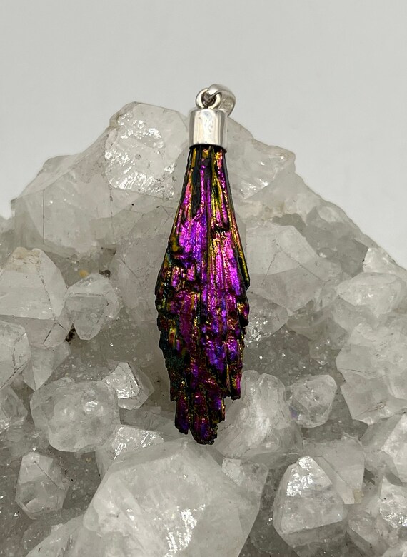 Amazing  Titanium Kyanite Pendant