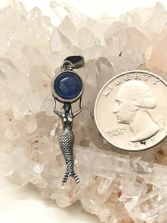 Beautiful Kyanite Mermaid Pendant
