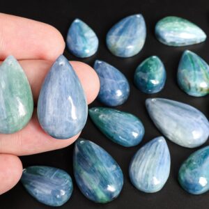 Genuine Natural Blue Kyanite Pendant Top Drilled Grade Aaa One Of A Kind Gemstone
