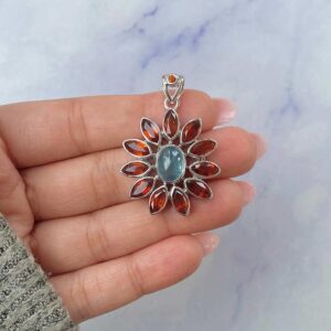 Green Kyanite Pendant / 925 Sterling Silver / Healing Gemstone / Green Kyanite / Gift for her / Oval Cab / Dainty Pendant KYN-CCP-33-G.