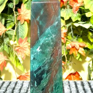 MASSIVE 250MM Green Kyanite Tower: Metaphysical Healing Obelisk