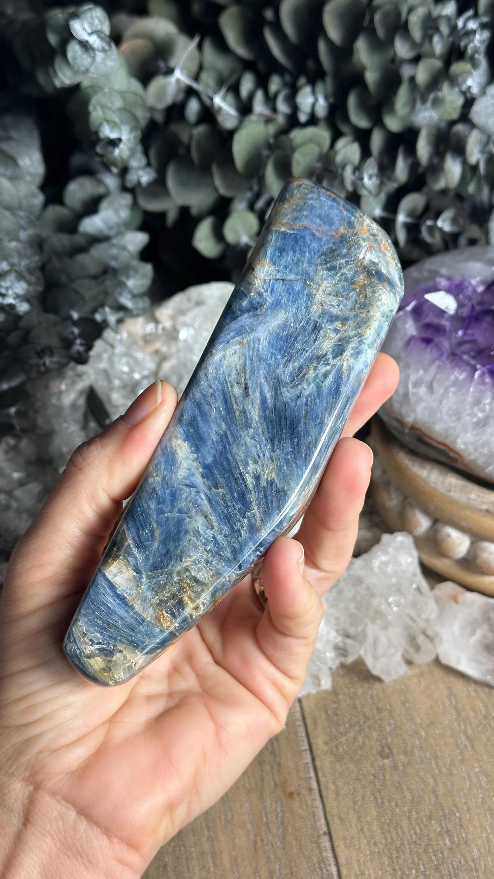 Large Polished Kyanite Free Form Style Wand