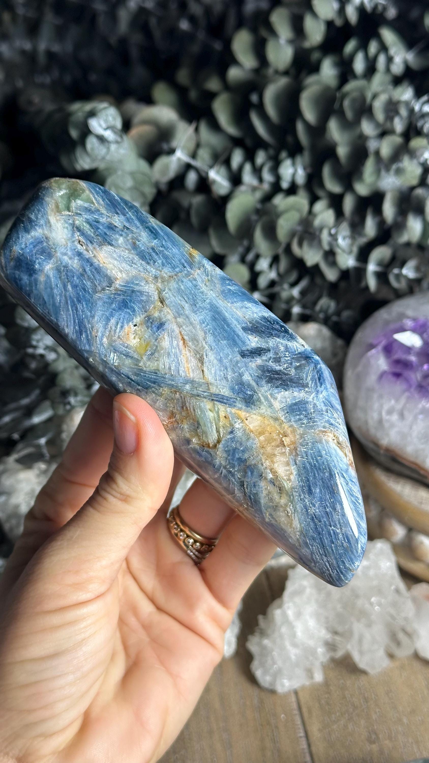 Polished Kyanite Polished Slab Wand Polished Kyanite Polished Slab Wand