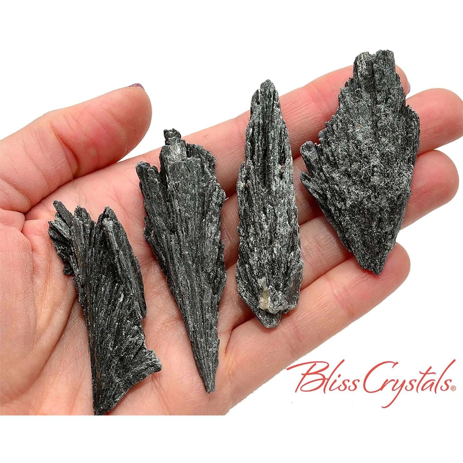 Black Kyanite Rough Fan For Wire Wrap 1 Large #bk41