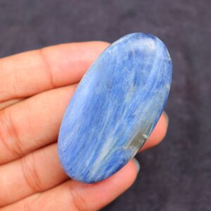 A+ Blue Kyanite Crystal Confidence Stone, Palmstone Kyanite Healing Crystal Blue Natural Crystal Rough Kyanite, Rough Crystal Kyanite Chakra