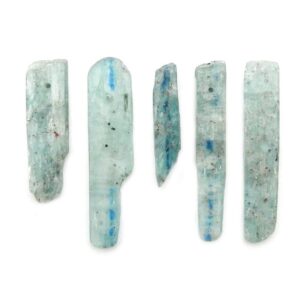 Raw Kyanite Bead, Blue-green Crystal, Top Drilled (15-38mm)