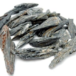Black Kyanite Crystal Blades, Brazil Kyanite Fans, Healing Stone Specimen