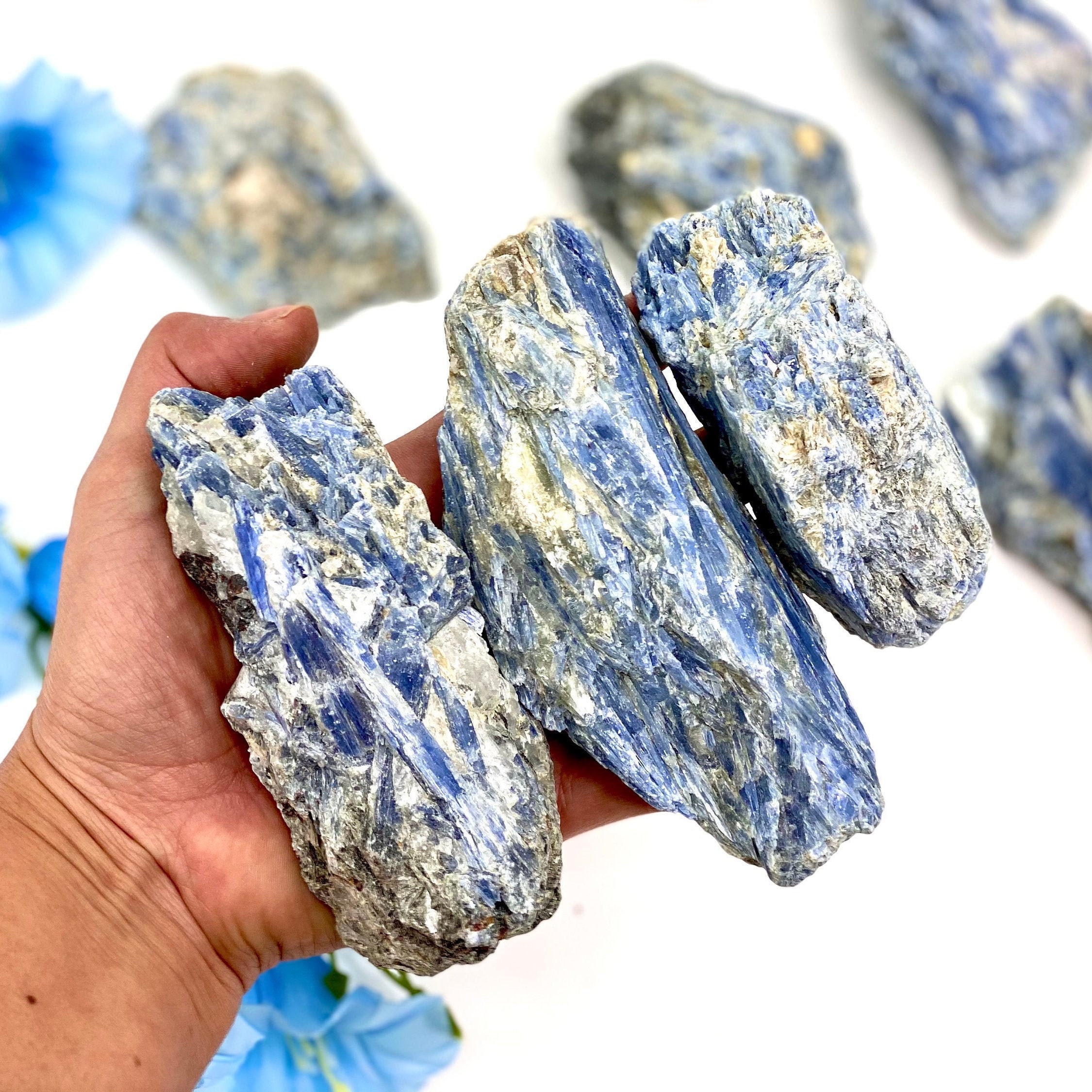 Blue Kyanite Chunk - Rough Natural Stone - By Weight (rs)