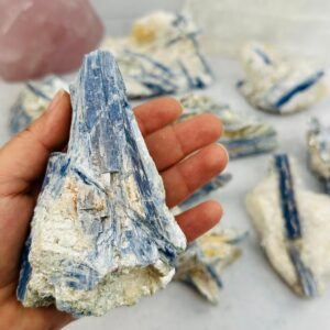 Blue Kyanite Crystals Freeform - Rough Natural Stone - By Weight