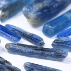 Blue Kyanite Gemstone Chips: 4-8mm Top Grade Rough Crystals