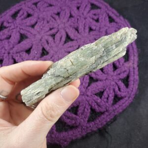 Green Kyanite Blade Crystal Stones Raw Natural Rough Gridding New Find Bahia Brazil