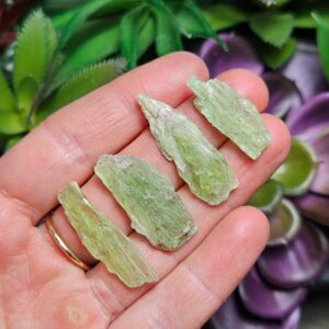 Green Kyanite Crystal Specimen: Raw Tanzanian Kyanite