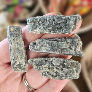 Green Kyanite, One, Rough, Metaphysical, Rock Hound, Crystal Healing