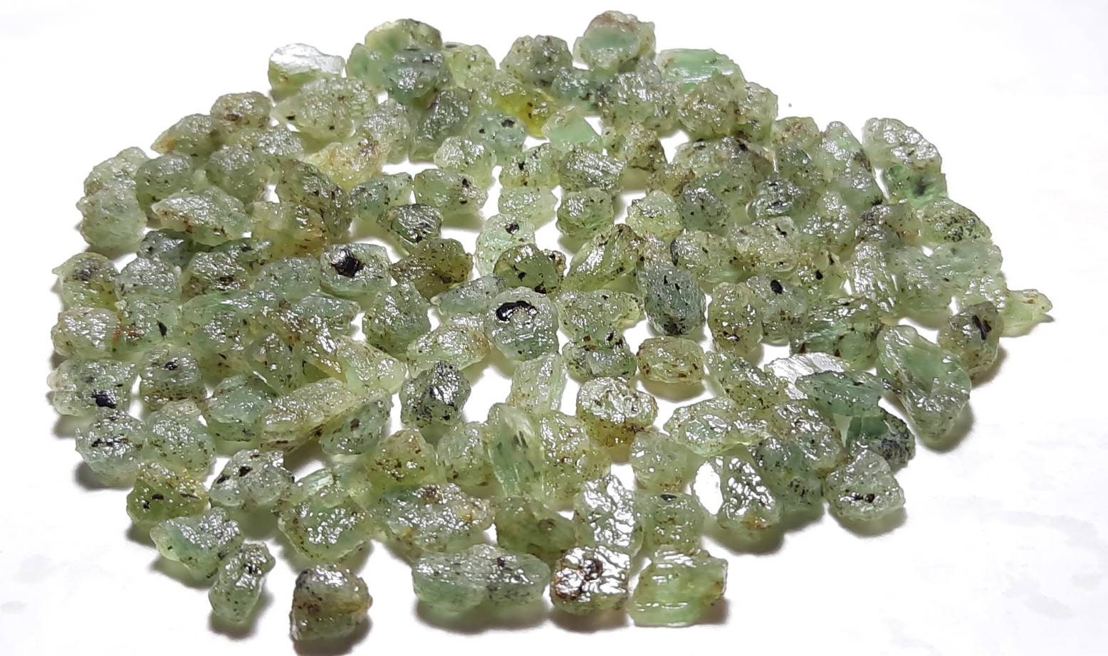 Natural Mint Kyanite Rough Gemstone: Unpolished Healing Crystals Slices Slab Rock Chunk Specimens Raw