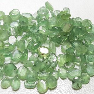 Natural Mint Kyanite Rough Gemstone: Unpolished/polished Mix Specimen