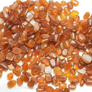 Natural Orange Kyanite Unpolished Rough Gemstone Specimens Slices Raw Material For Jewelry