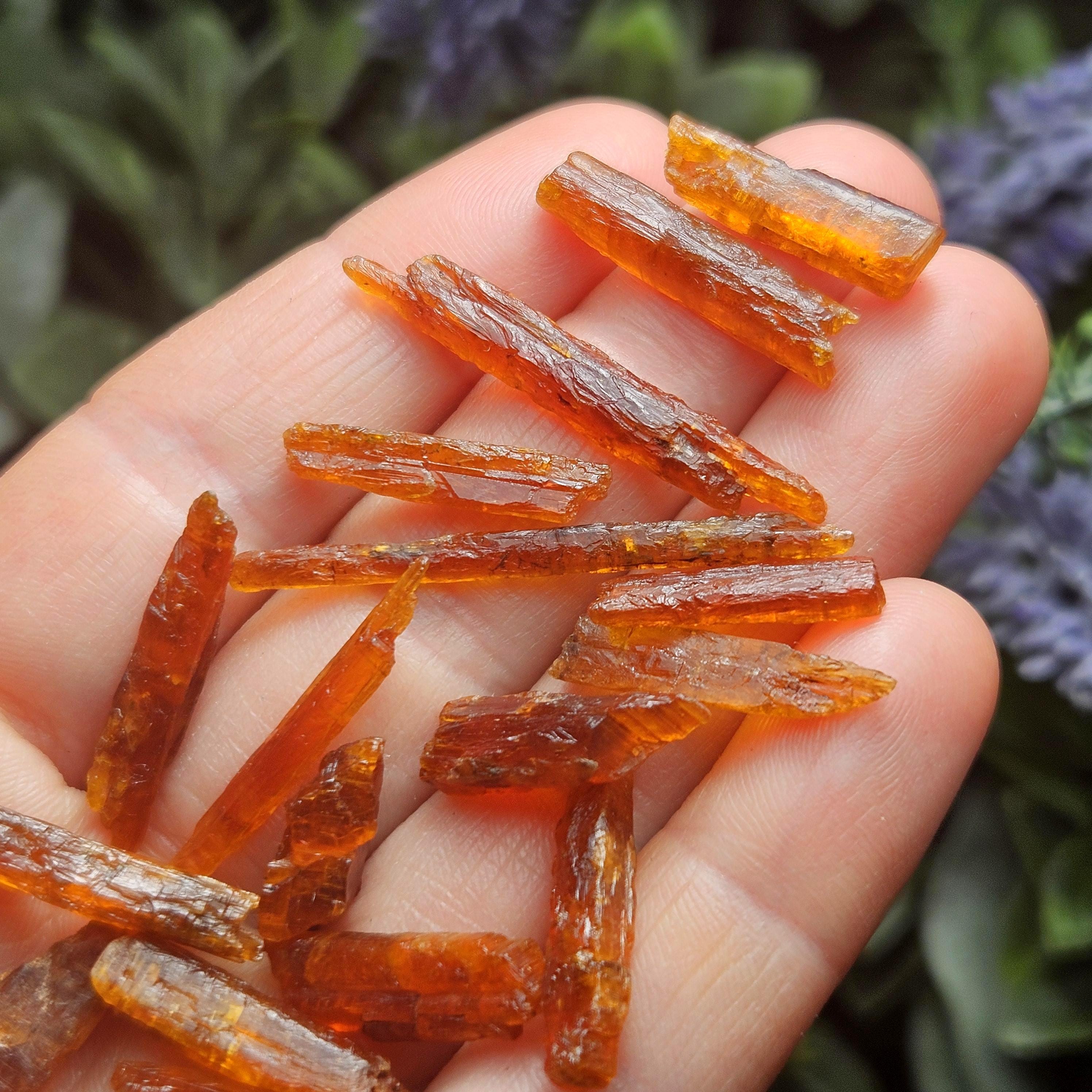Orange Kyanite Crystal Specimen: Raw, Natural Gemstone