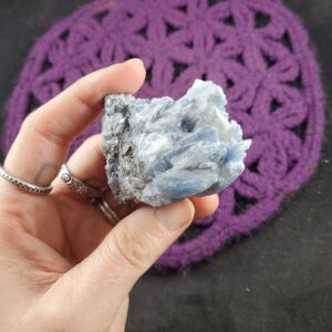Paraiba Blue Kyanite Blade Cluster Crystal Stones Raw Natural Crystals Rough chunk cleansing third eye chakra
