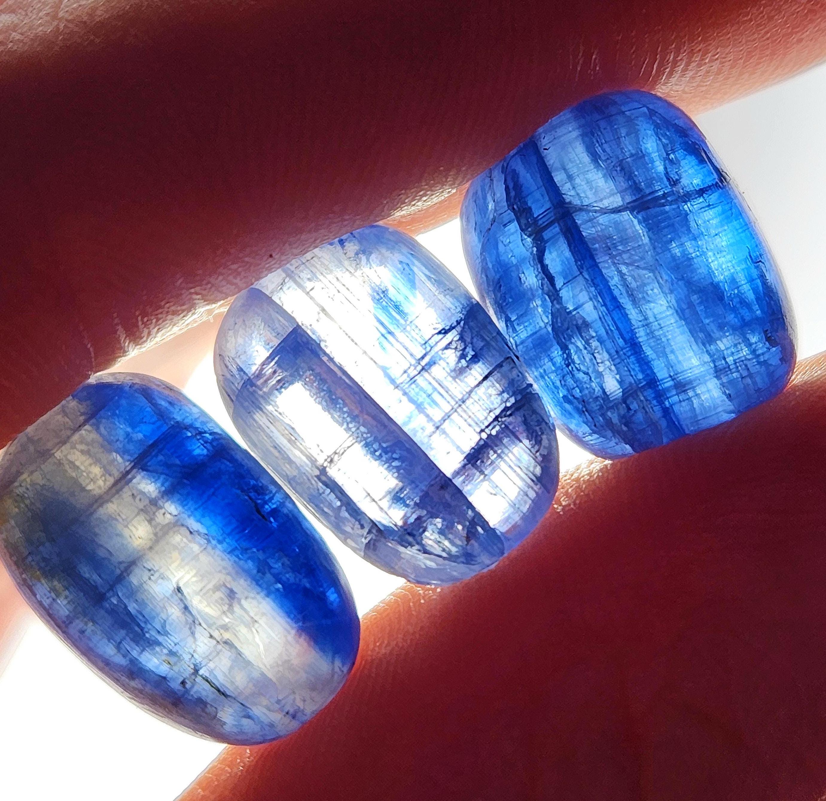 Polished Blue Kyanite Crystal Specimen: Natural Gemstone
