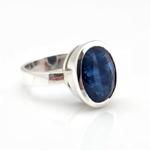 Kyanite Ring // Blue Kyanite Ring // 925 Sterling Silver // Size 7