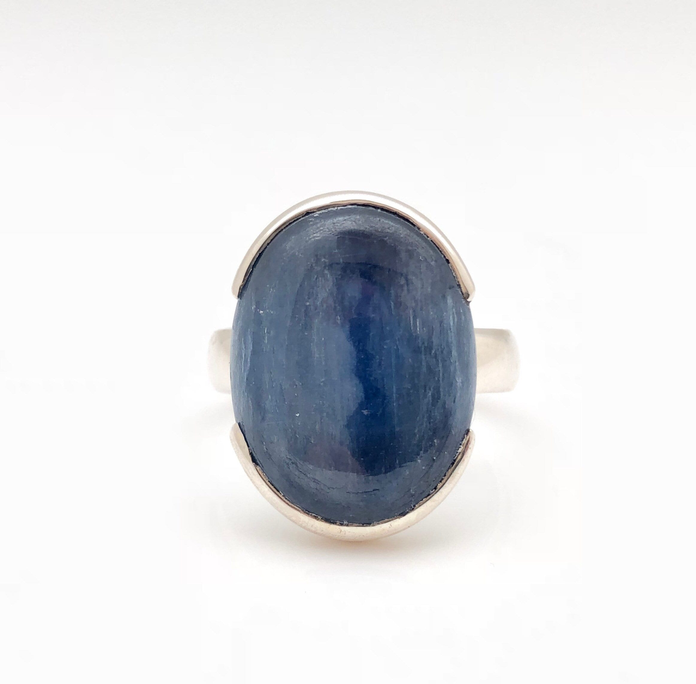 Blue Kyanite Ring // Silver Kyanite Ring //large Kyanite Ring // 925 Sterling Silver // Size 6 Blue Kyanite Ring // Silver Kyanite Ring //large Kyanite Ring // 925 Sterling Silver // Size 6