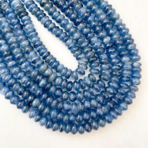 kyanite 6x4mm rondelle gemstone beads---15.5 inch kyanite beads/gemstone beads