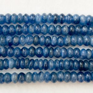 kyanite 8x5mm rondelle gemstone beads---15.5 inch kyanite beads/gemstone beads