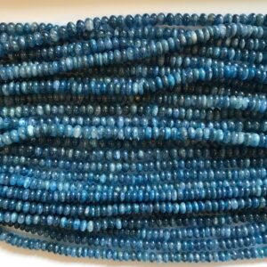 kyanite beads 6x3mm rondelle gemstone beads---15.5 inch kyanite beads/gemstone beads