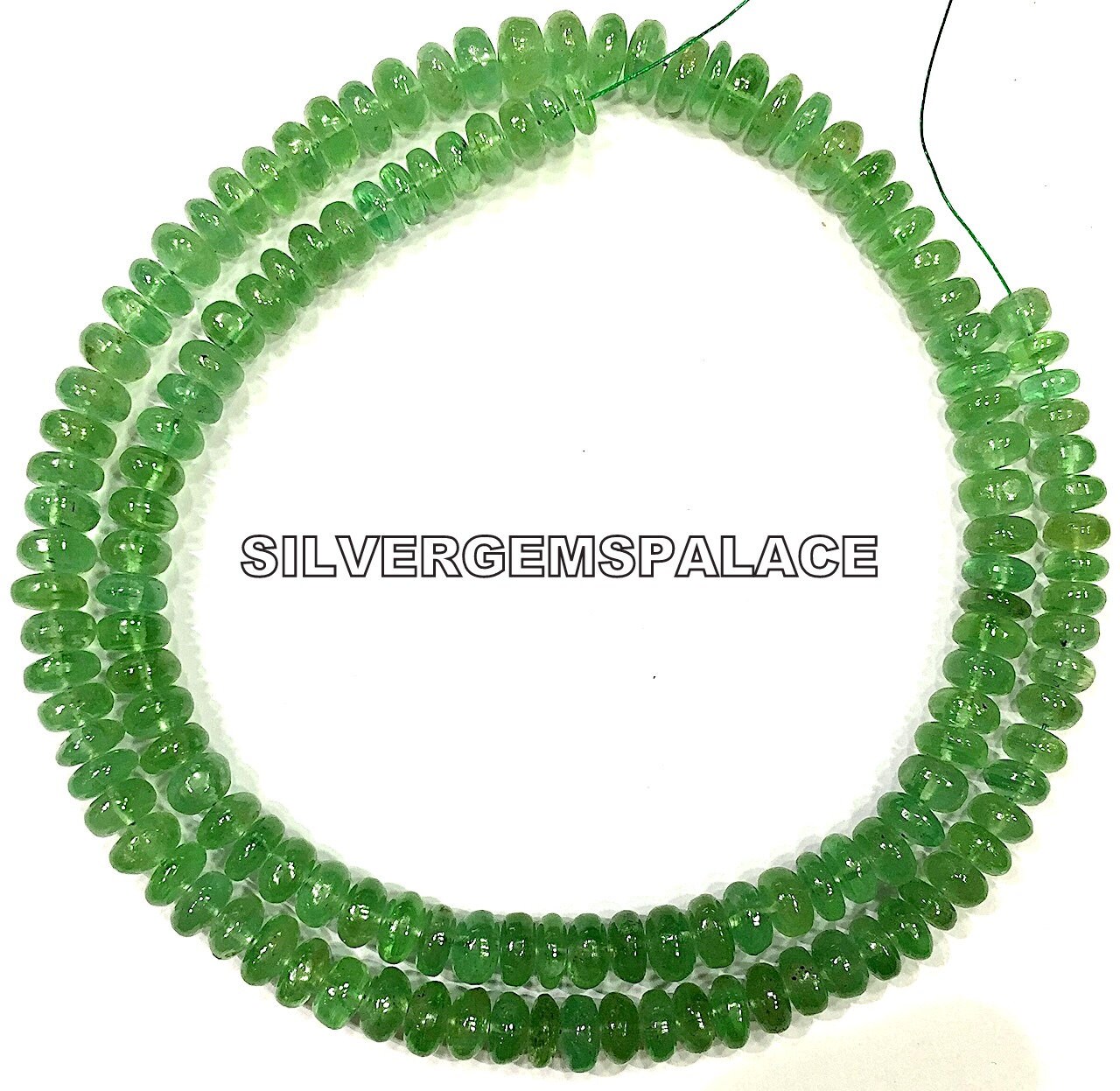 Extremely Beautiful~rare Natural Green Kyanite Smooth Rondelle Beads Truly Gorgeous Kyanite Gemstone Beads Green Kyanite Beads Strand.
