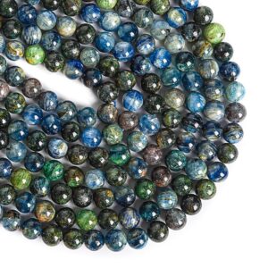 Genuine Natural Green Blue Kyanite Loose Beads Round 5mm 6mm 7mm 8mm 10mm Genuine Natural Green Blue Kyanite Loose Beads Round 5mm 6mm 7mm 8mm 10mm