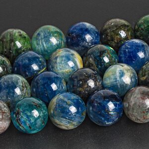 Green Blue Kyanite Beads Genuine Natural Grade A Gemstone Round Loose Beads 6MM 8MM 10MM 12MM Bulk Lot Options